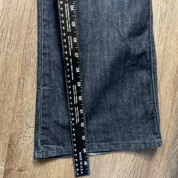 Y2K 7 For All Mankind A Pocket Crystal Studded Flare Jeans Womens 31 Dark Blue - Picture 9 of 11